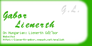 gabor lienerth business card